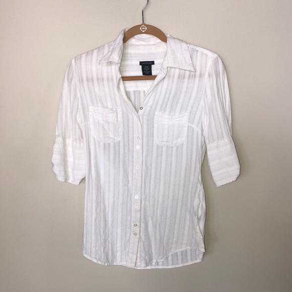 White Button Up - Picture 1 of 3